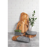 PLATO DE PIEDRA 24X20CM - CONCRETA
