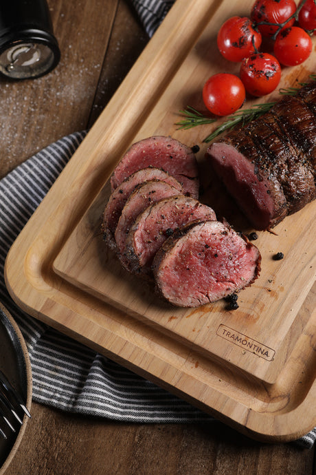 Tabla de cortar de Madera de Teca Churrasco Essencial 40 x 24 cm