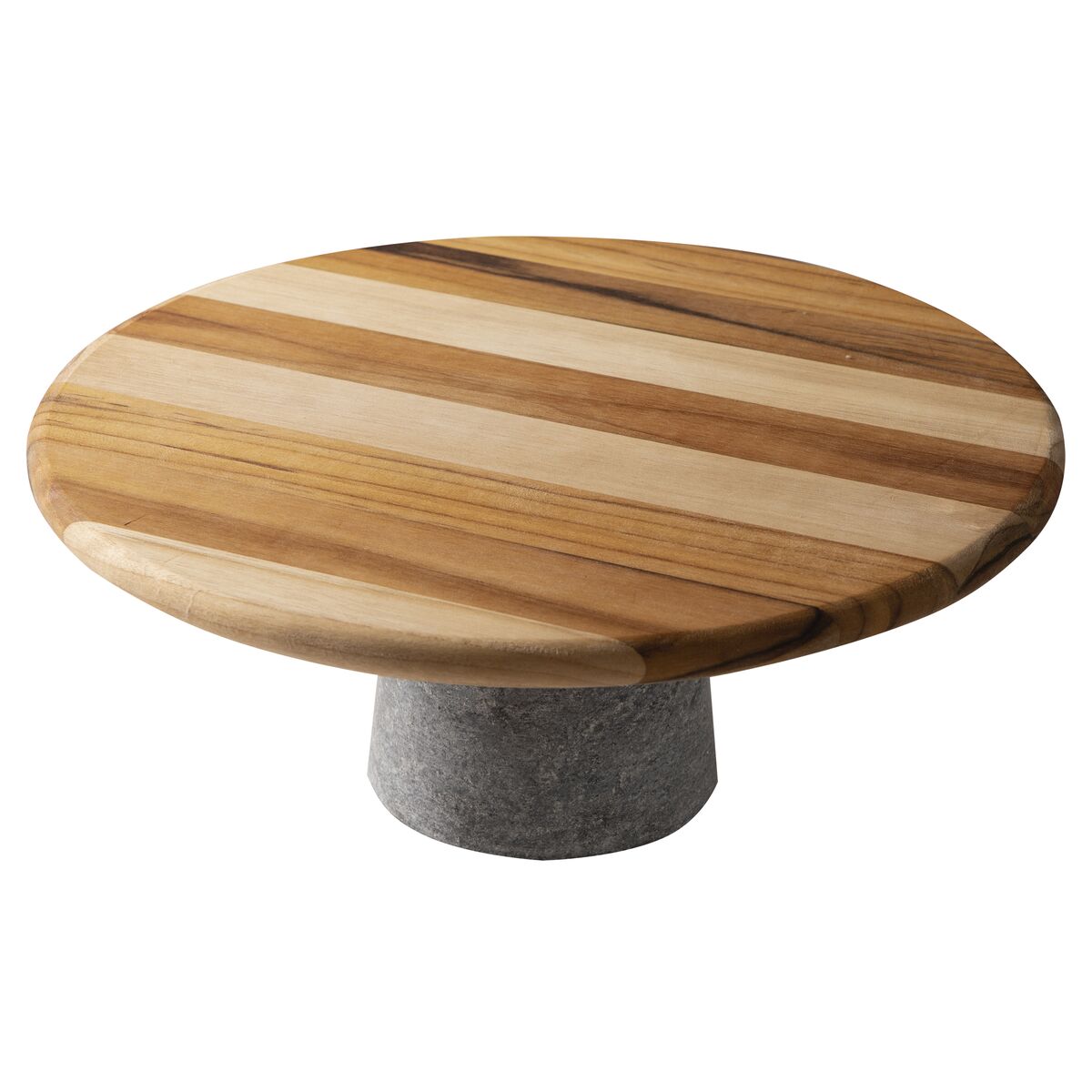 TABLA PRESENTACIÓN MADERA DE TECA C/BASE  32X13CM - PROVENCE