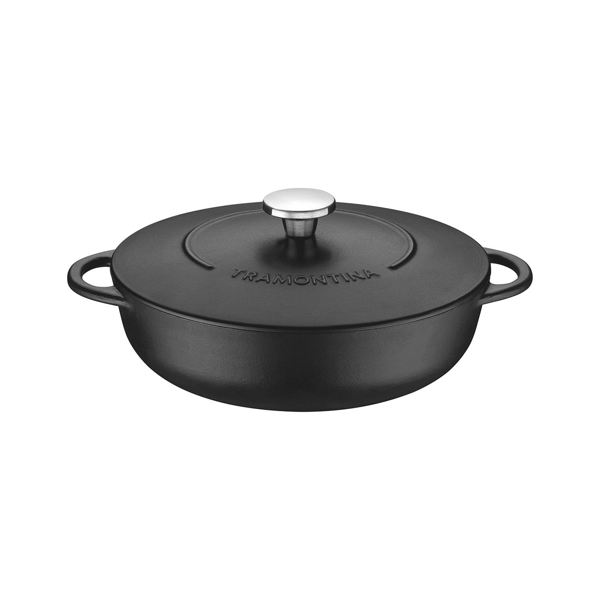 Tramontina Cazuela Baja de Hierro Fundido Esmaltado 28 cm