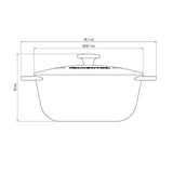 Tramontina Cazuela de Hierro Fundido Esmaltado 28 cm