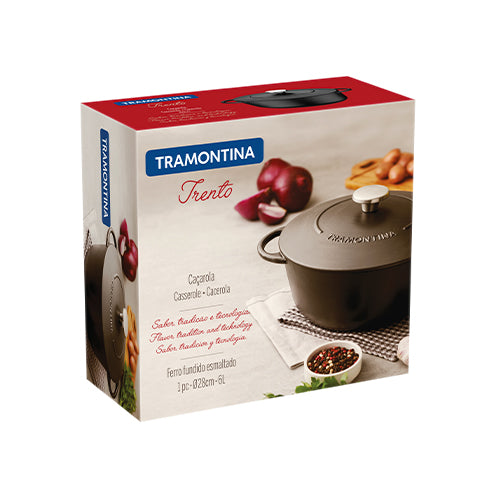 Tramontina Cazuela de Hierro Fundido Esmaltado 28 cm