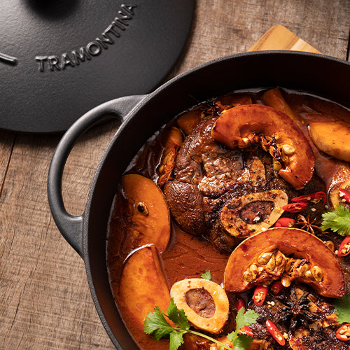 Tramontina Cazuela de Hierro Fundido Esmaltado 28 cm