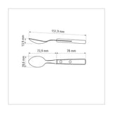 JUEGO DE CUCHARAS DE TÉ 6 PZAS. - POLYWOOD