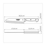 Tramontina Cuchillo Santoku Polywood Castaño 18 cm