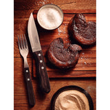 JUEGO CUBIERTOS PARA CARNE 12PZAS. - POLYWOOD CASTAÑO