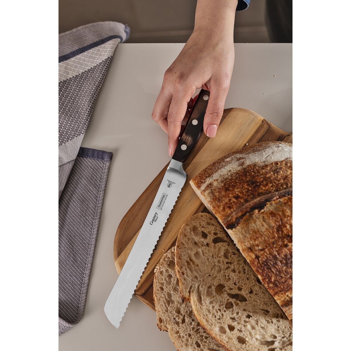 CUCHILLO PAN 20,5CM - CENTURY WOOD NSF