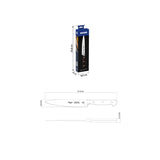 Knife nonnismo da 16 cm - NSF in legno di secolo