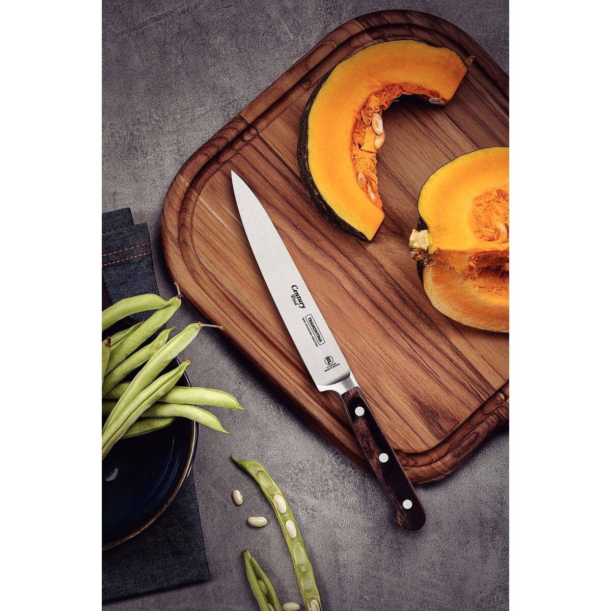 Knife nonnismo da 16 cm - NSF in legno di secolo