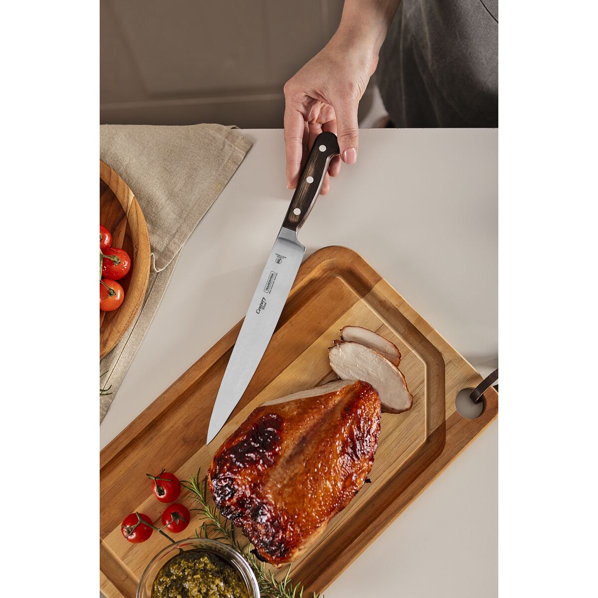 CUCHILLO TRINCHANTE 21CM - CENTURY WOOD NSF