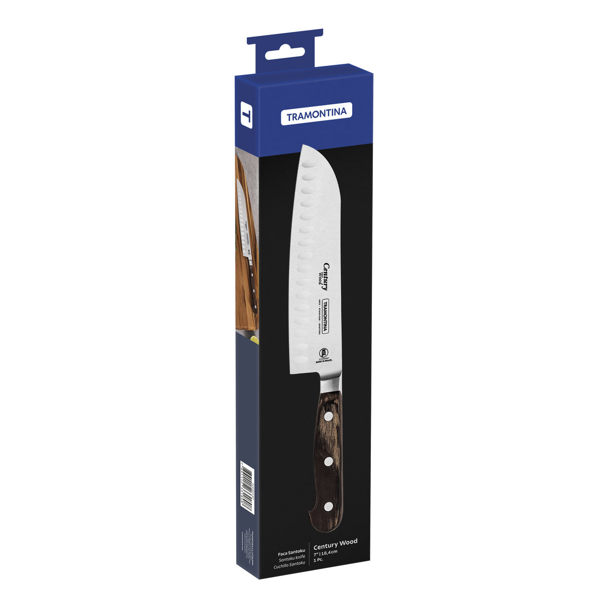 Santoku Knife 18 cm - Century Wood NSF