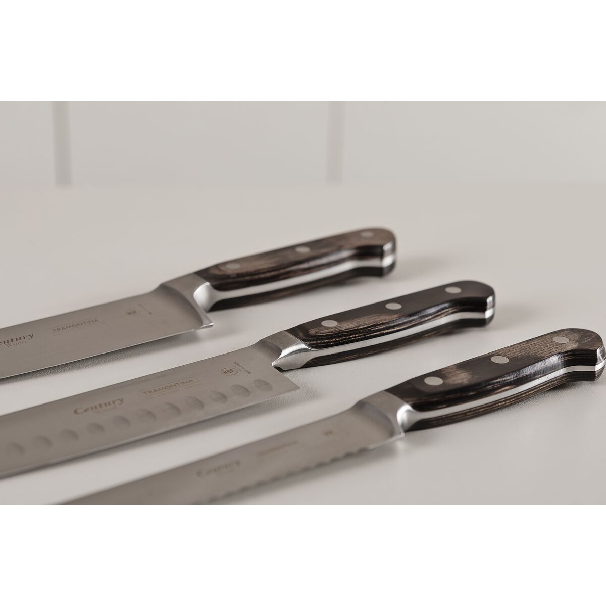 Santoku Knife 18 cm - Century Wood NSF