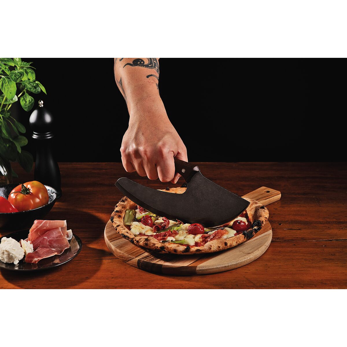 CORTADOR MULTIUSO 26CM - CHURRASCO BLACK FSC