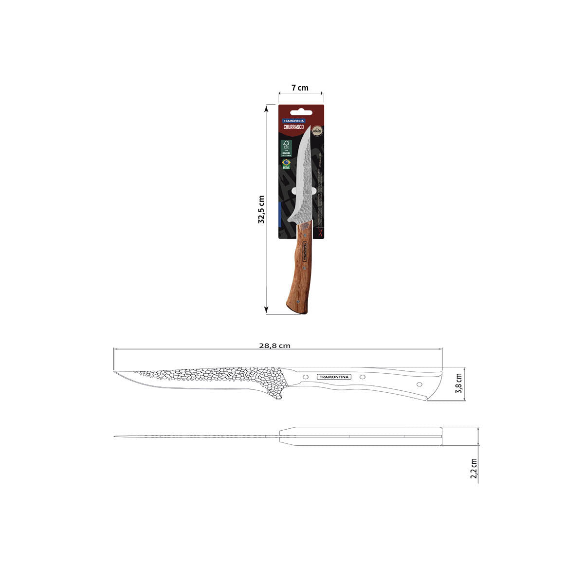 CUCHILLO PARA DESHUESAR 15CM - NÔMADE FSC