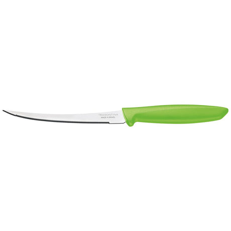 Tramontina Cuchillo para Tomates en Acero Inoxidable y Polipropileno Verde 12 unidades