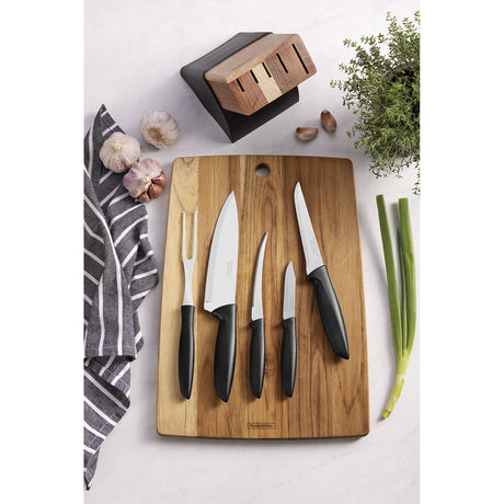Juego de Cuchillos con y Soporte de Madera 6 piezas Plenus