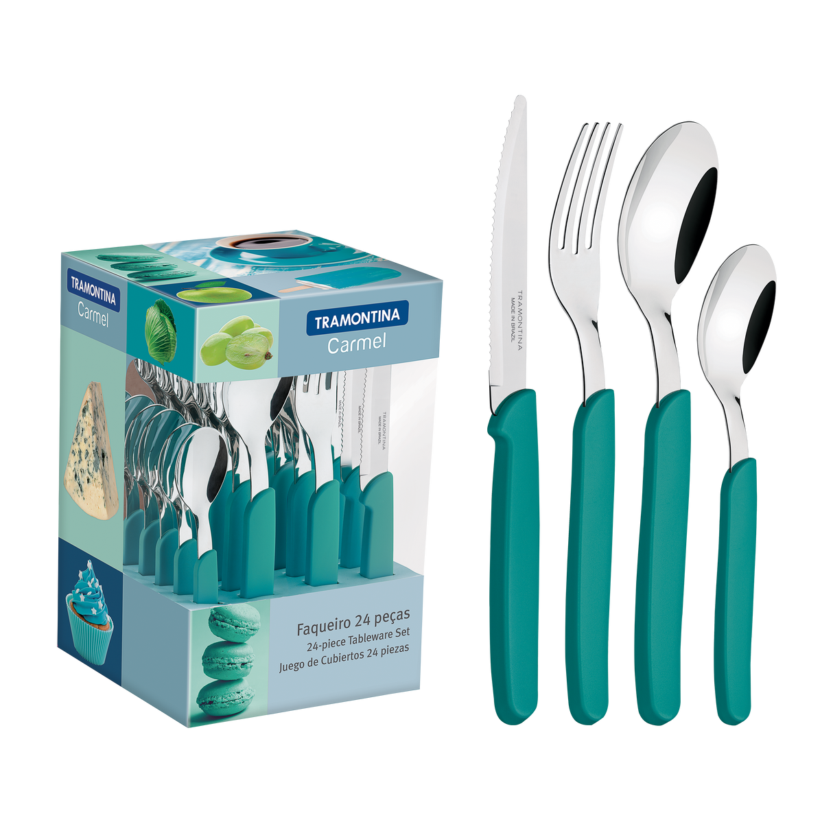 Juego de Cubiertos Carmel 24 piezas