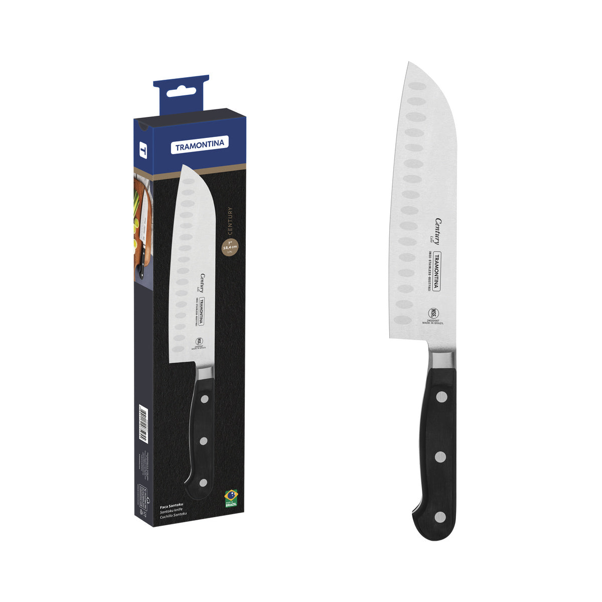 CUCHILLO SANTOKU 18CM - CENTURY NSF