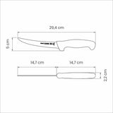 Cuchillo para Deshuesar Curvo Professional Blanco NSF 15,5 cm