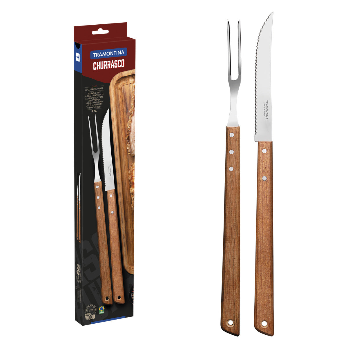 JUEGO ÚTILES PARA BARBACOA 2PZAS.