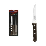 Tramontina Juego de Cuchillos para Carne Jumbo Polywood Castaño 12 cm 6 piezas