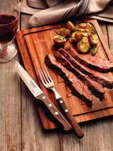Tramontina Juego de Cuchillos para Carne Jumbo Polywood Castaño 12 cm 6 piezas