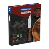 Tramontina Juego de Cuchillos para Asado Jumbo Polywood Castaño 6 Piezas