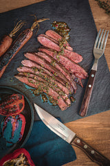 Tramontina Juego de Cuchillos para Asado Jumbo Polywood Castaño 6 Piezas