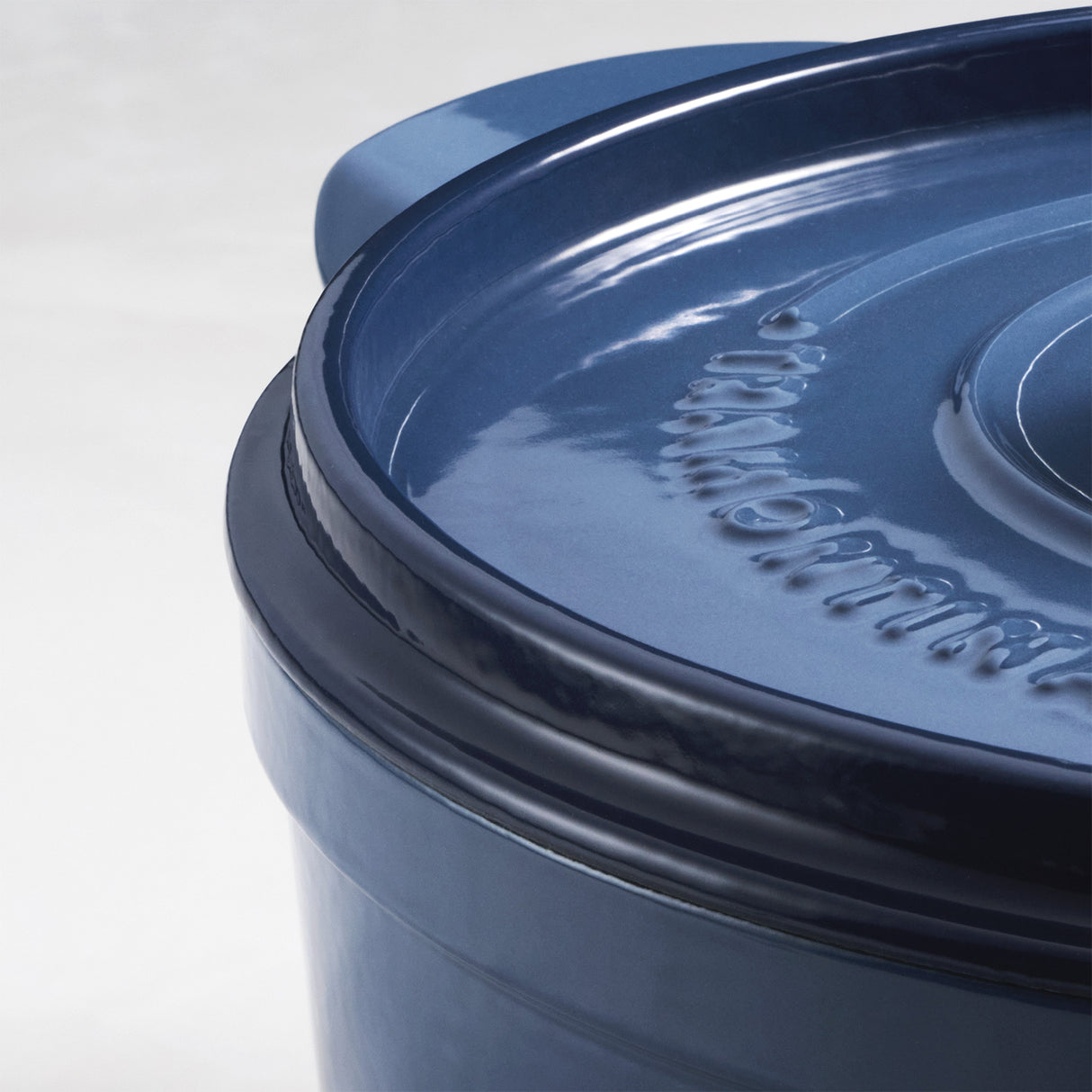 Tramontina Cocotte con Tapa de Hierro Fundido Esmaltado Azul 22 cm