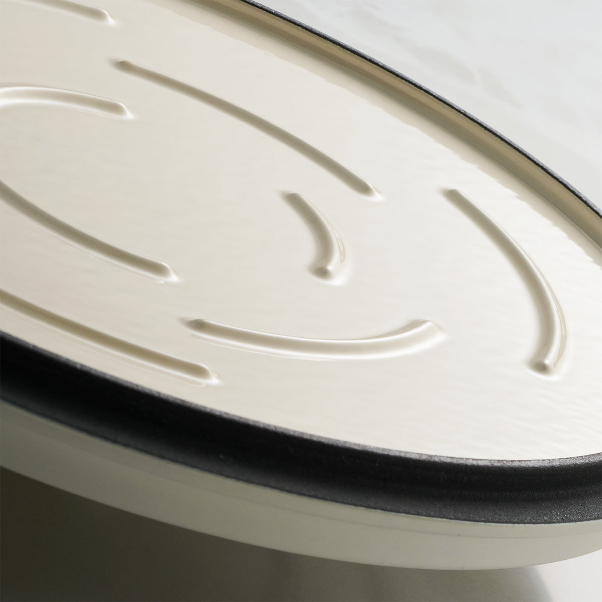 Tramontina Cocotte con Tapa de Hierro Fundido Esmaltado Latte 22 cm