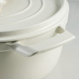 Tramontina Cocotte con Tapa de Hierro Fundido Esmaltado Latte 26 cm