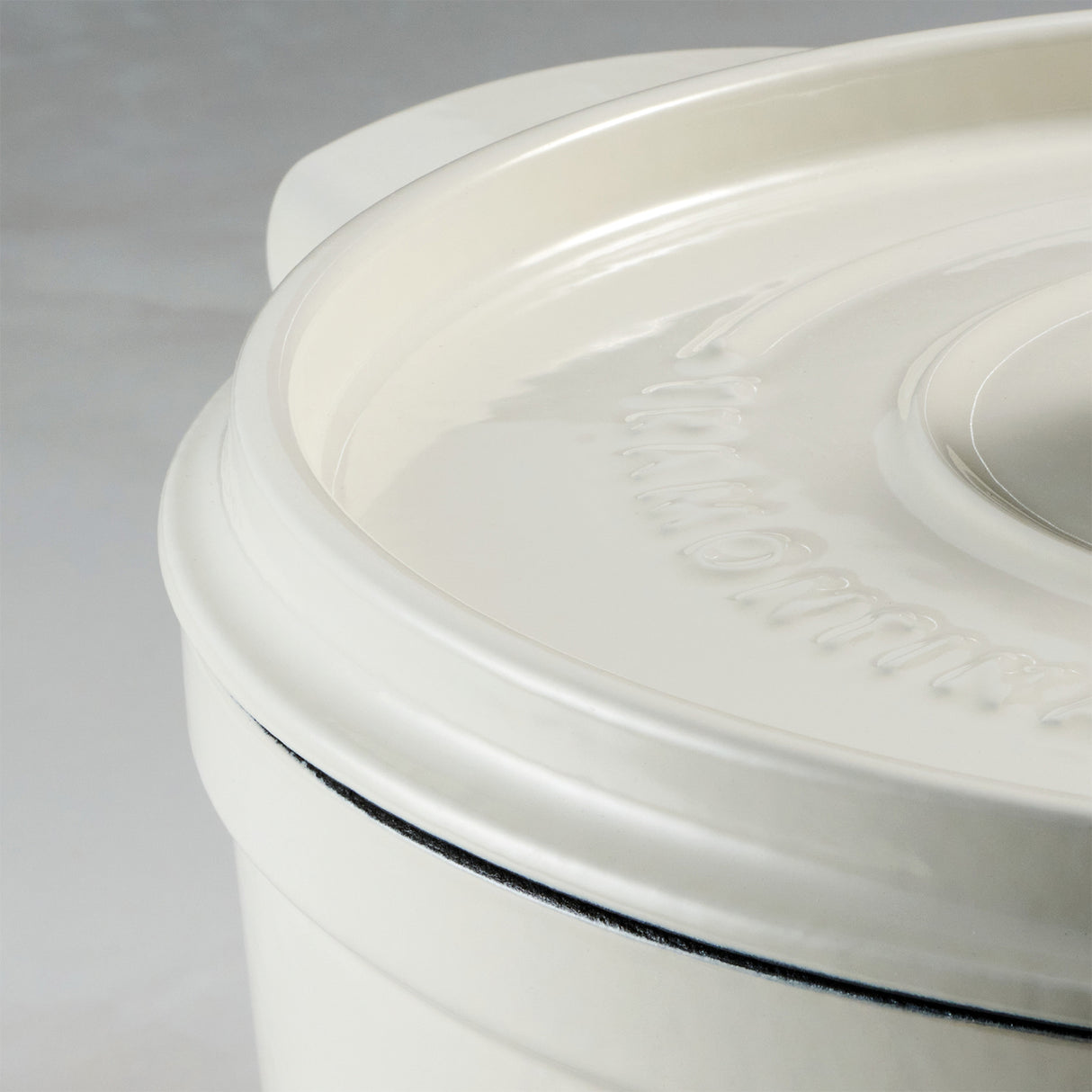 Tramontina Cocotte con Tapa de Hierro Fundido Esmaltado Latte 26 cm