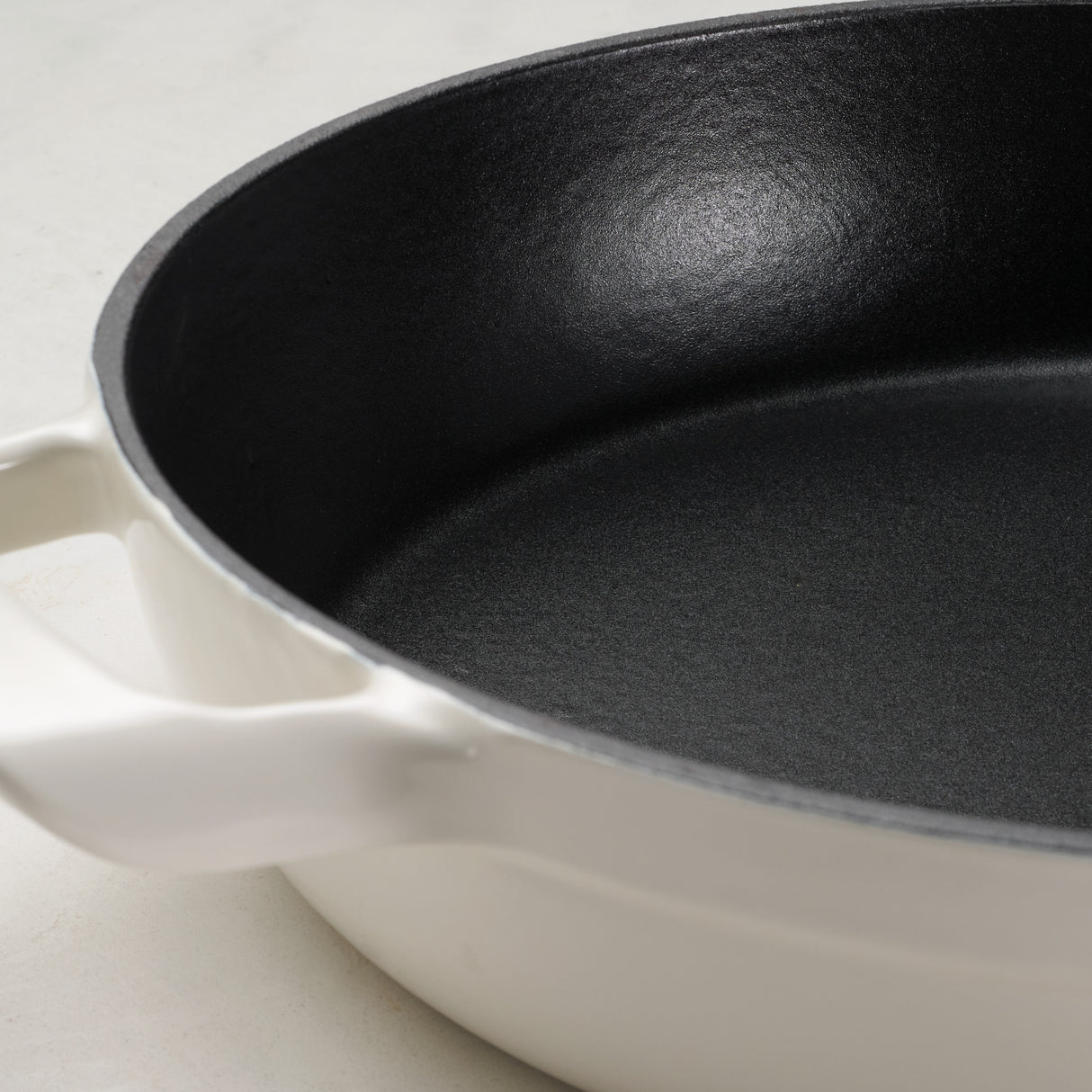 Tramontina Sartén sin Tapa de Hierro Fundido Esmaltado Latte 30 cm - 3,8 L