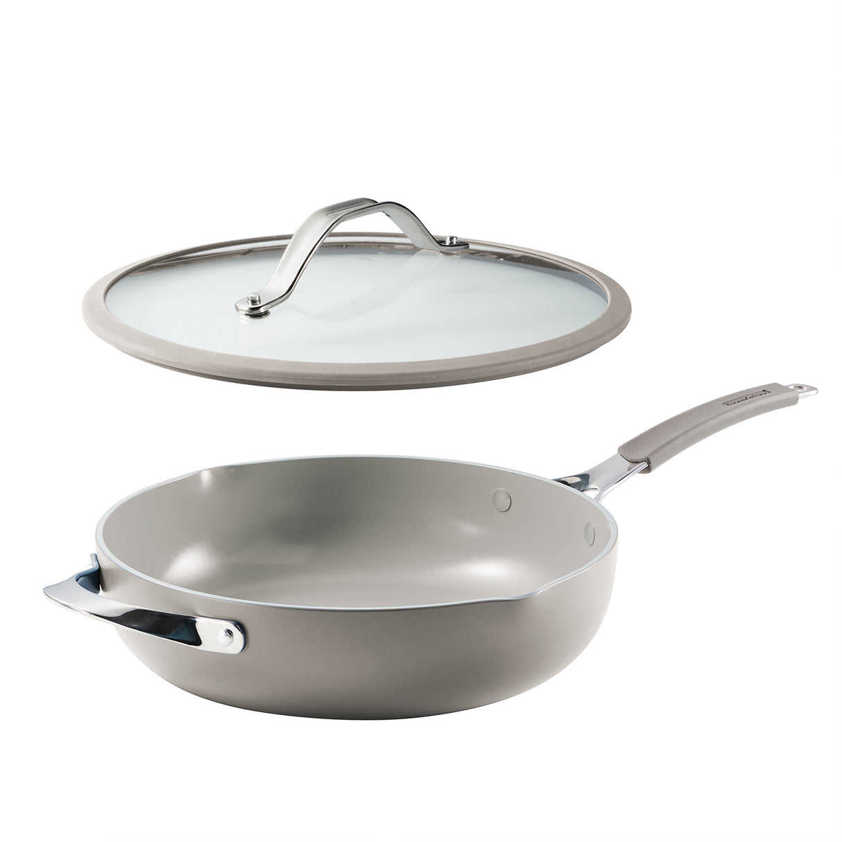 Tramontina Sartén Multifunción de Aluminio con Tapa Latte 30cm