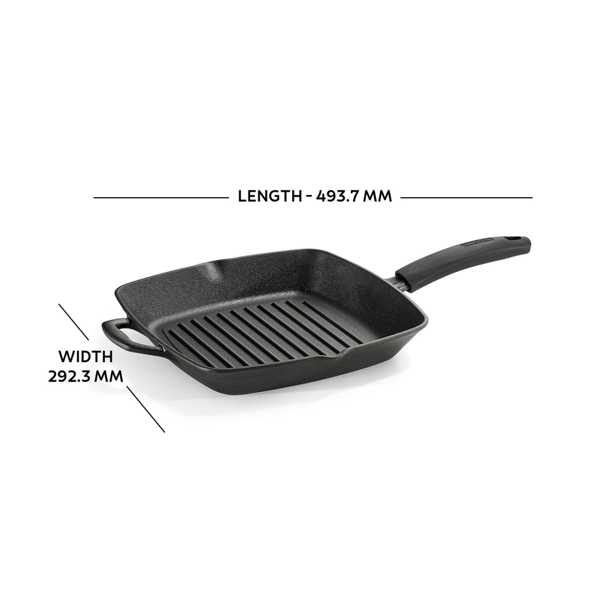 Tramontina Sartén Parrilla de Hierro Fundido Precurada Titanex 27 cm