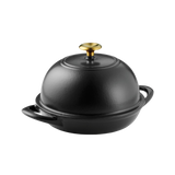 Tramontina Cazuela Horno para Pan de Hierro Fundido Esmaltado Negro 24 cm