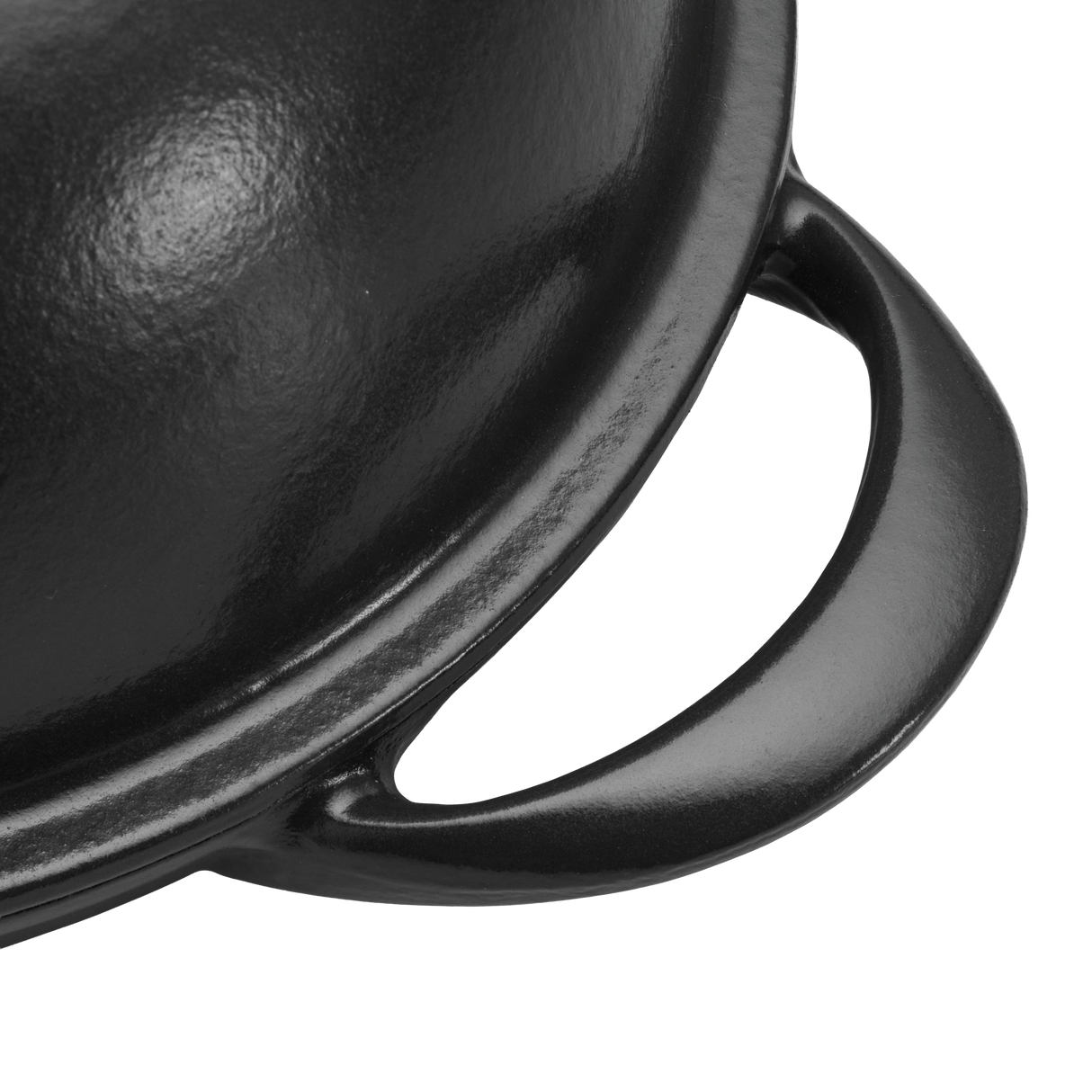 Tramontina Cazuela Horno para Pan de Hierro Fundido Esmaltado Negro 24 cm