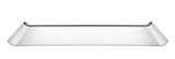 Bandeja rectangular de acero inoxidable alto brillo 38x17 cm, Quadrata