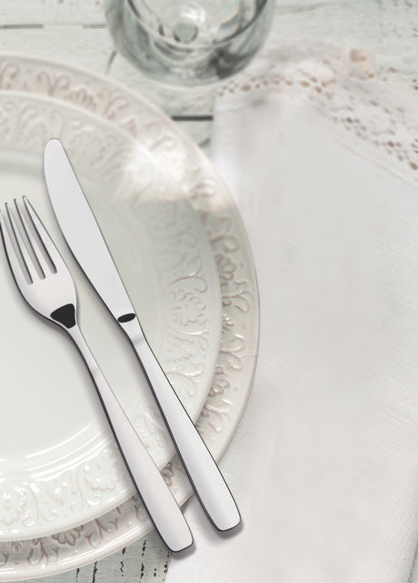 Tramontina Cuchillo de Mesa de Acero Inoxidable Amazonas 12 unidades