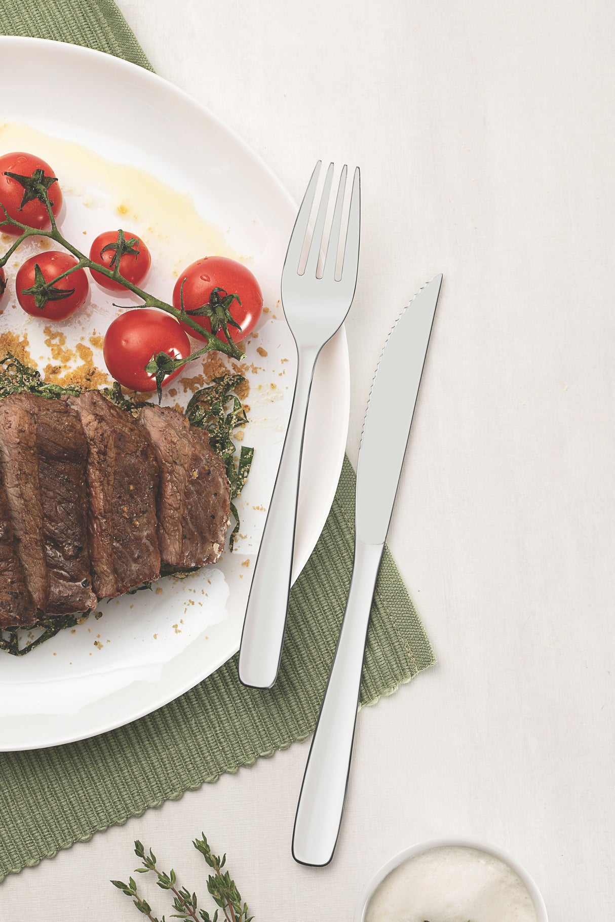 Tramontina Cuchillo Chuletero de Acero Inoxidable Amazonas 12 unidades