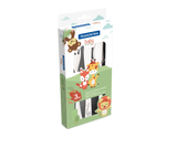 Tramontina Juego de Cubiertos para Niños Baby Friends en Acero inoxidable 3 Piezas