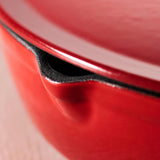 Tramontina Cazuela Baja de Hierro Fundido Esmaltado Rojo 30 cm 3,8L