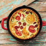 Tramontina Sartén de Hierro Fundido Esmaltado sin Tapa Rojo 25 cm