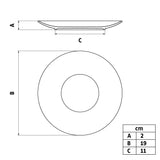 Juego de Vajilla en Porcelana Leonora 12 Piezas