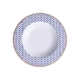 Tramontina Plato Hondo en Porcelana Abstracta 23 cm 12 unidades