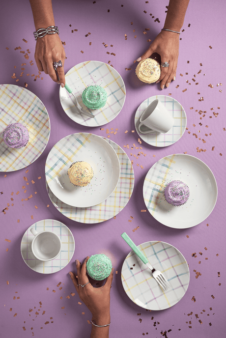 Juego de Vajilla porcelana 18 piezas Sweet Color