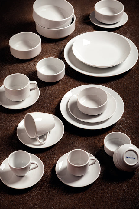 Tramontina Bowl Apilable Paola en Porcelana 10 cm 12 unidades