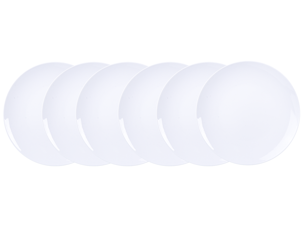 Platos Llanos de porcelana Sophia 28 cm 6 unidades