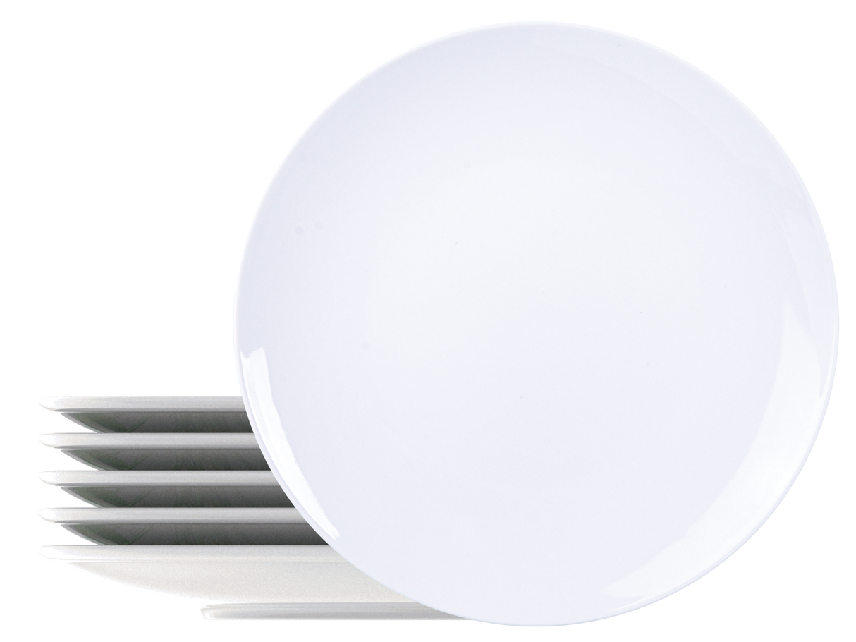 Platos Llanos de porcelana Sophia 28 cm 6 unidades