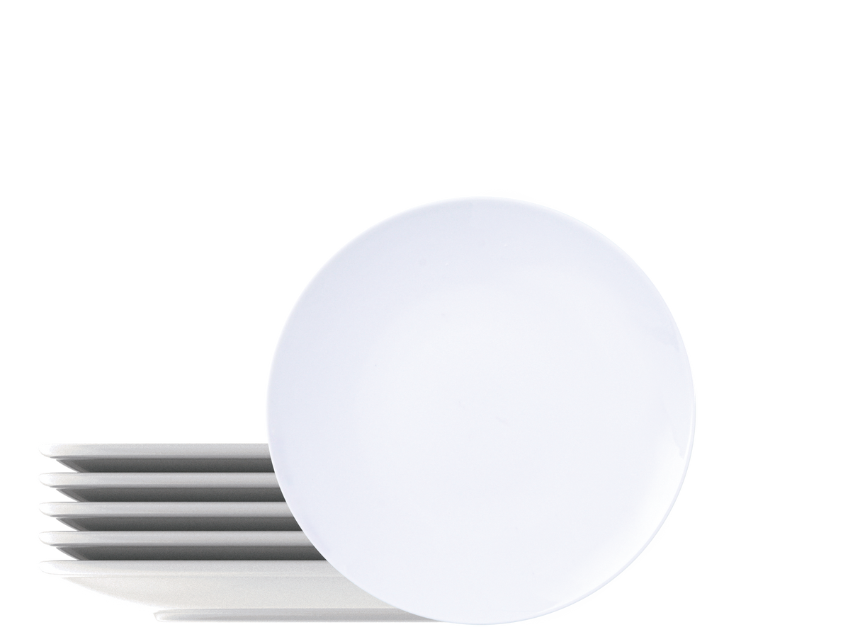 Platos de Postre de porcelana Sophia 21 cm 6 unidades